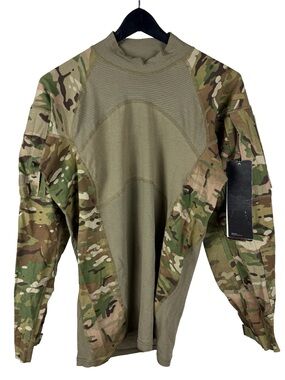 Mens Brand New Massif Army Combat Military Surplus Long Sleeve Shirt Size S